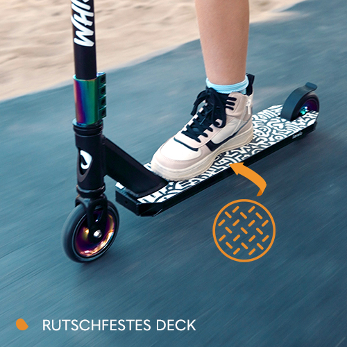 Lionelo Whizz Black Carbon Yellow — Hulajnoga